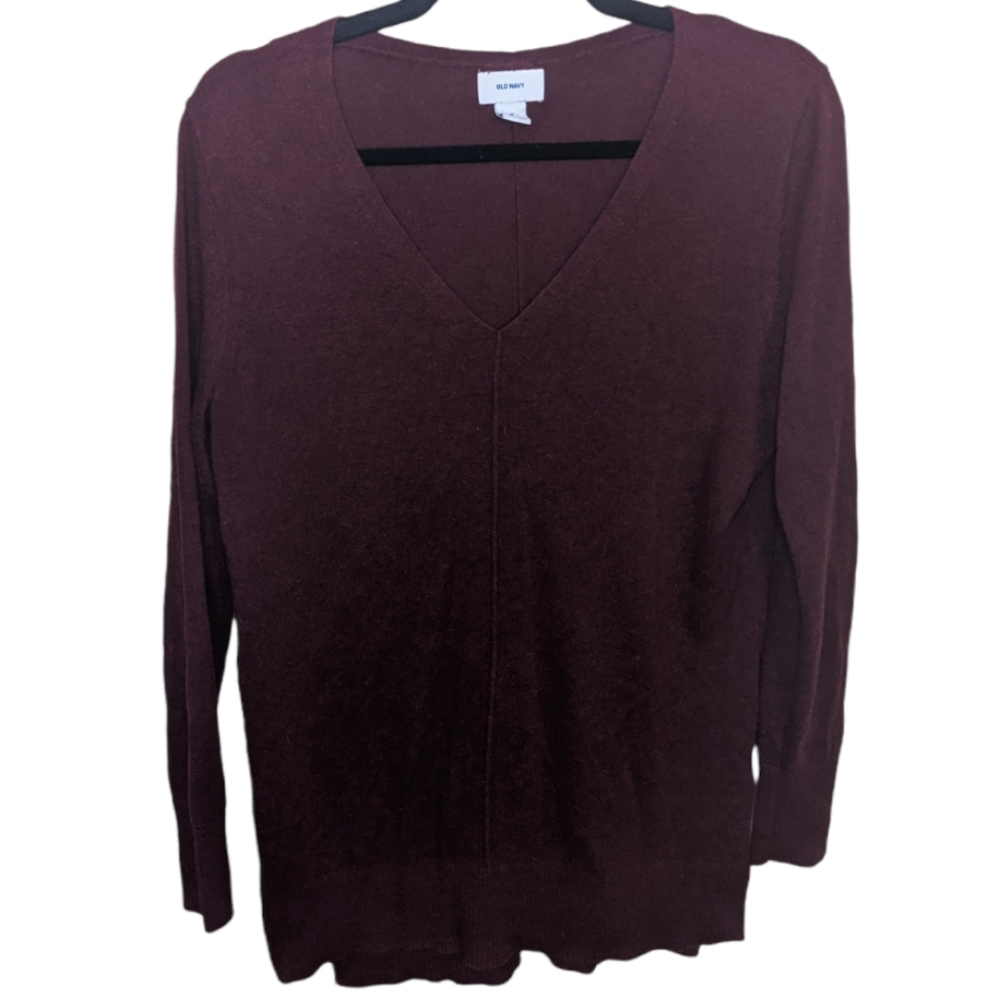 Old Navy Red Knit Sweater M 🍂❤️